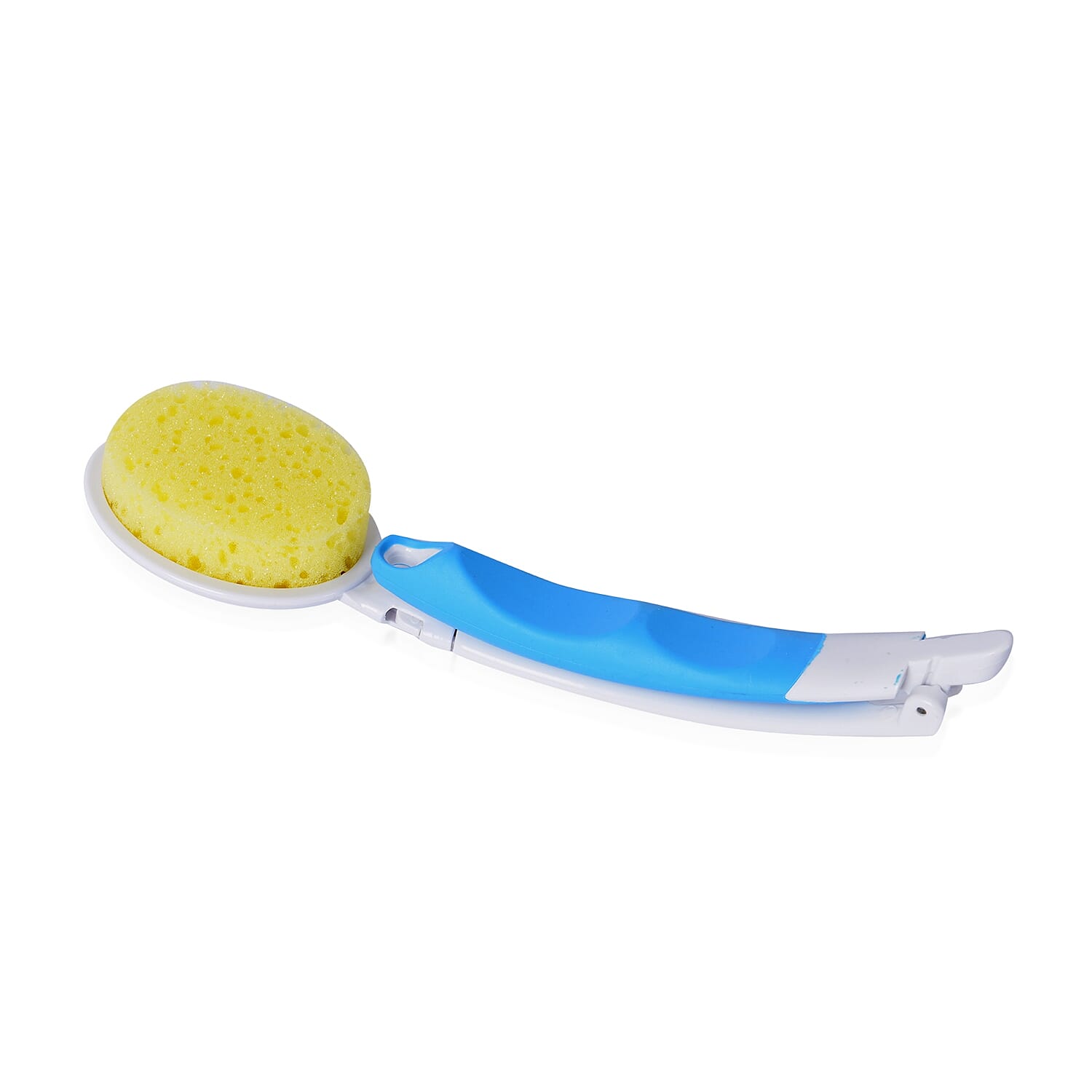 Foldable Ergonomically Designed Tool (Loofah Bush Head, Pumice Stone, Bath Spong Head, Lotion Applicator Head with 10 Lotion Pads)