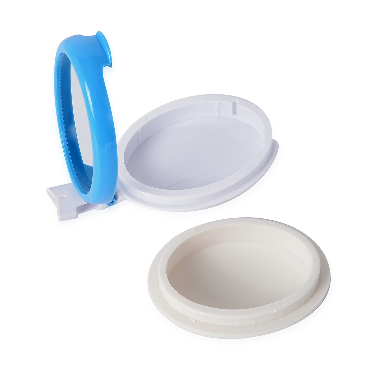 Foldable Ergonomically Designed Tool (Loofah Bush Head, Pumice Stone, Bath Spong Head, Lotion Applicator Head with 10 Lotion Pads)