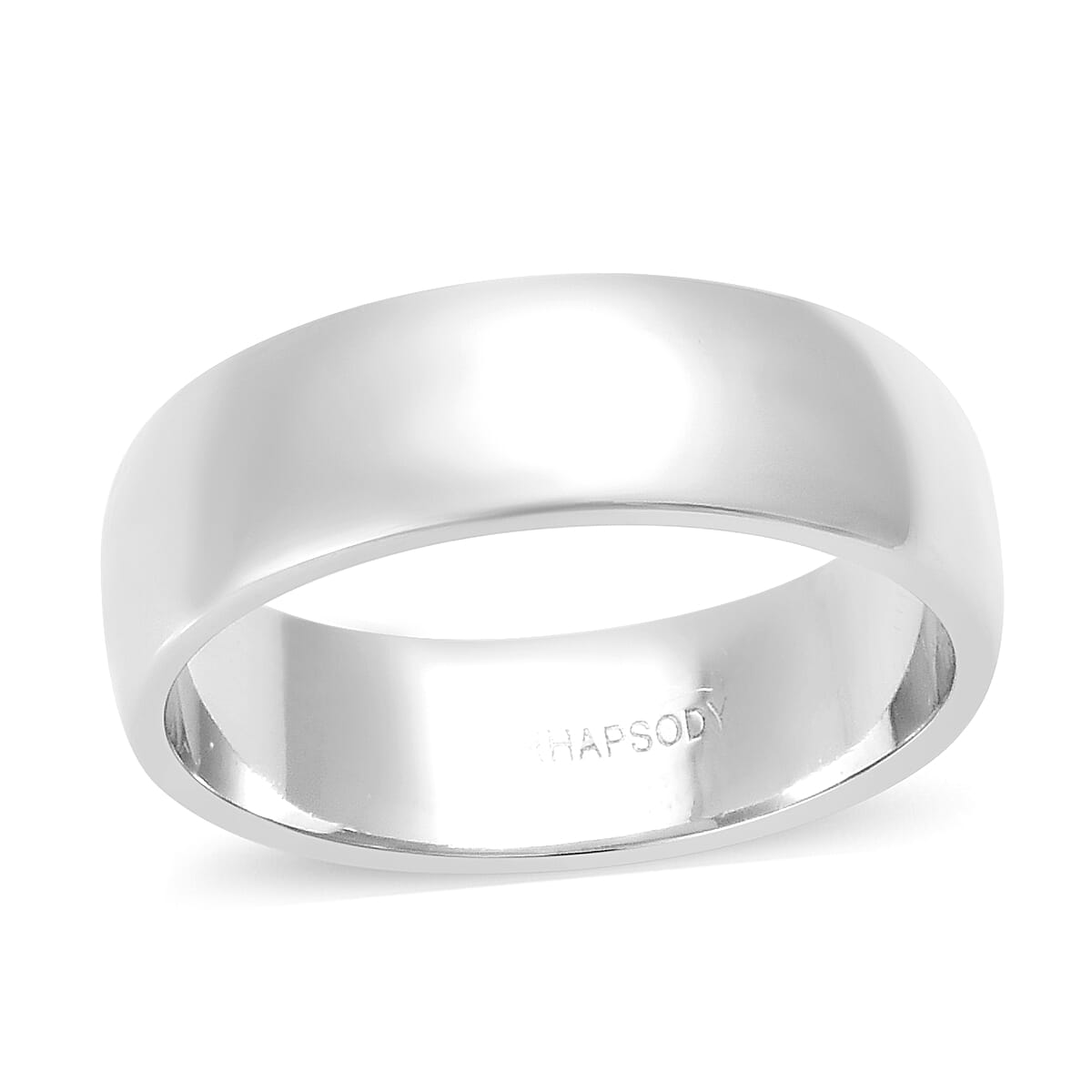 950 Platinum Band Ring, Platinum wt 7.02 Gms.