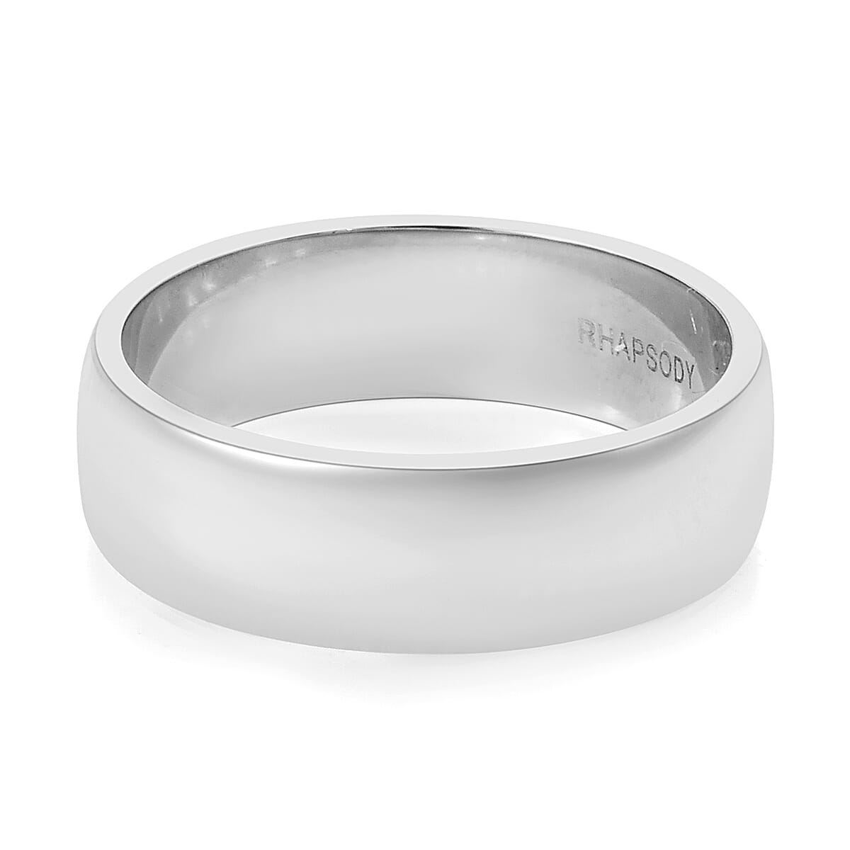 950 Platinum Band Ring, Platinum wt 7.02 Gms.
