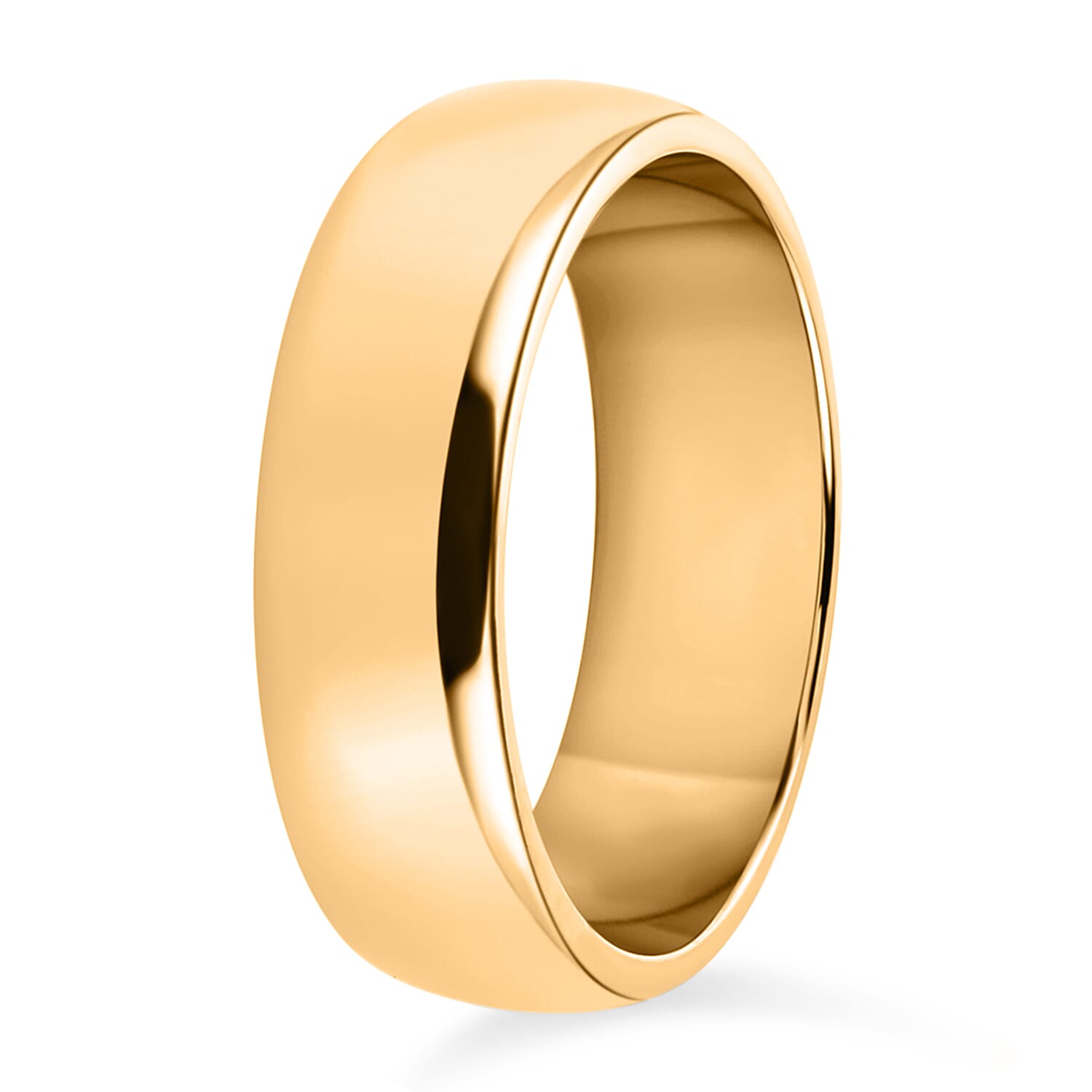 14K Gold Overlay Sterling Silver Band Ring