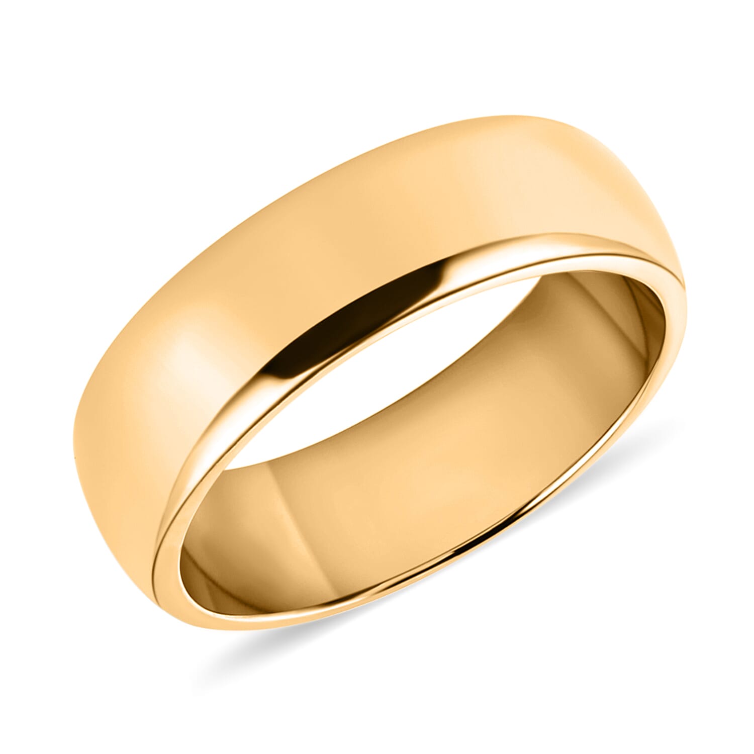 14K Gold Overlay Sterling Silver Band Ring