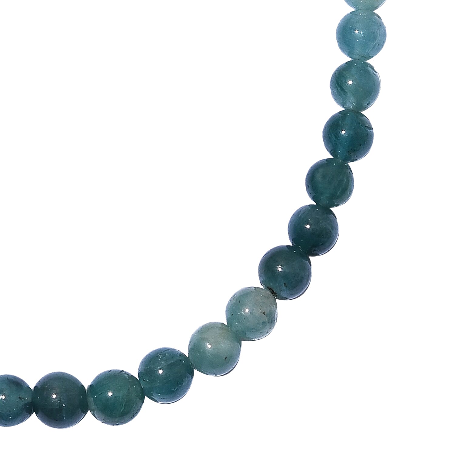 Extremely Rare- Grandidierite 135 Carat Round Beads Necklace (Size 18 Inch) with 14K Yellow Gold Lock