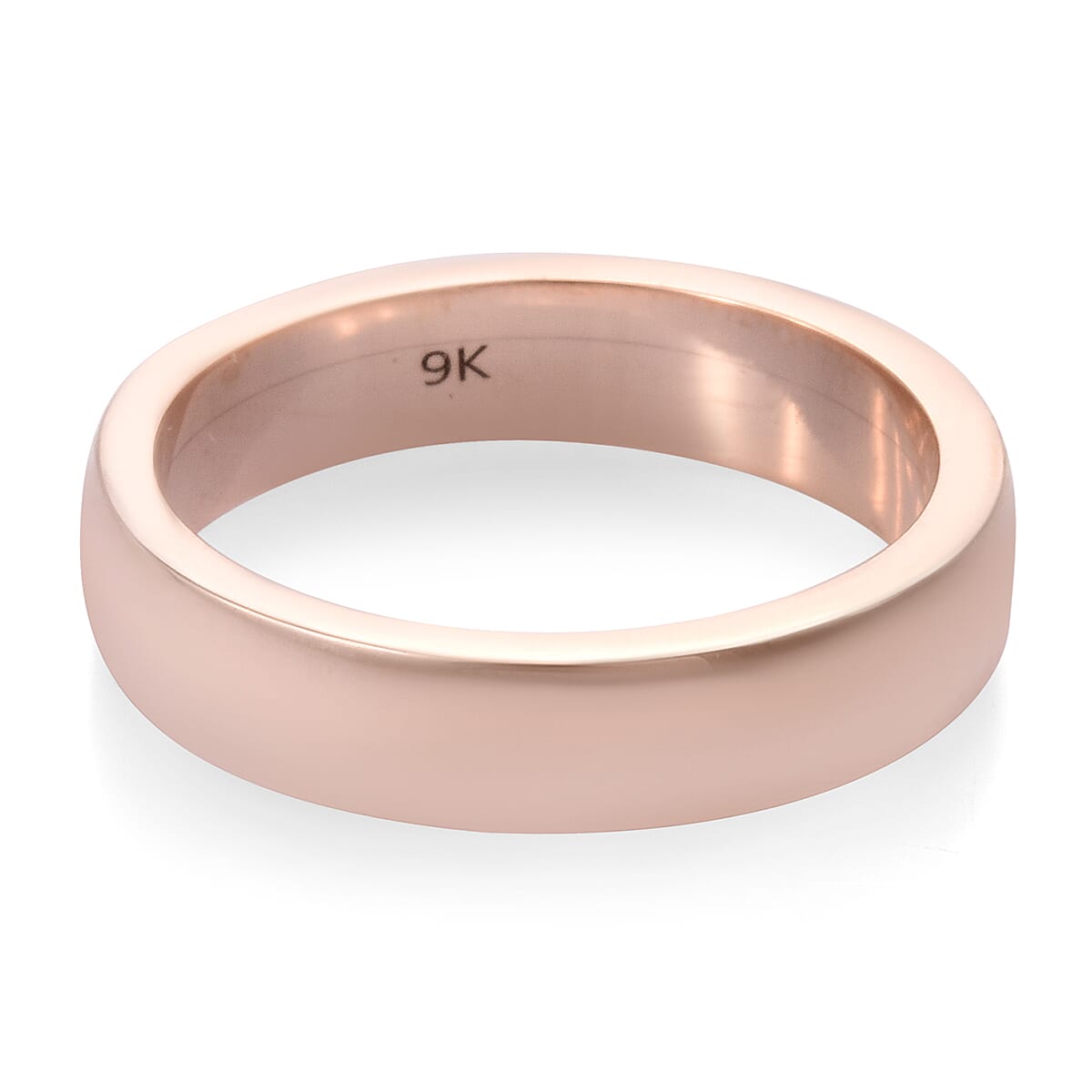 9K Rose Gold Band Ring