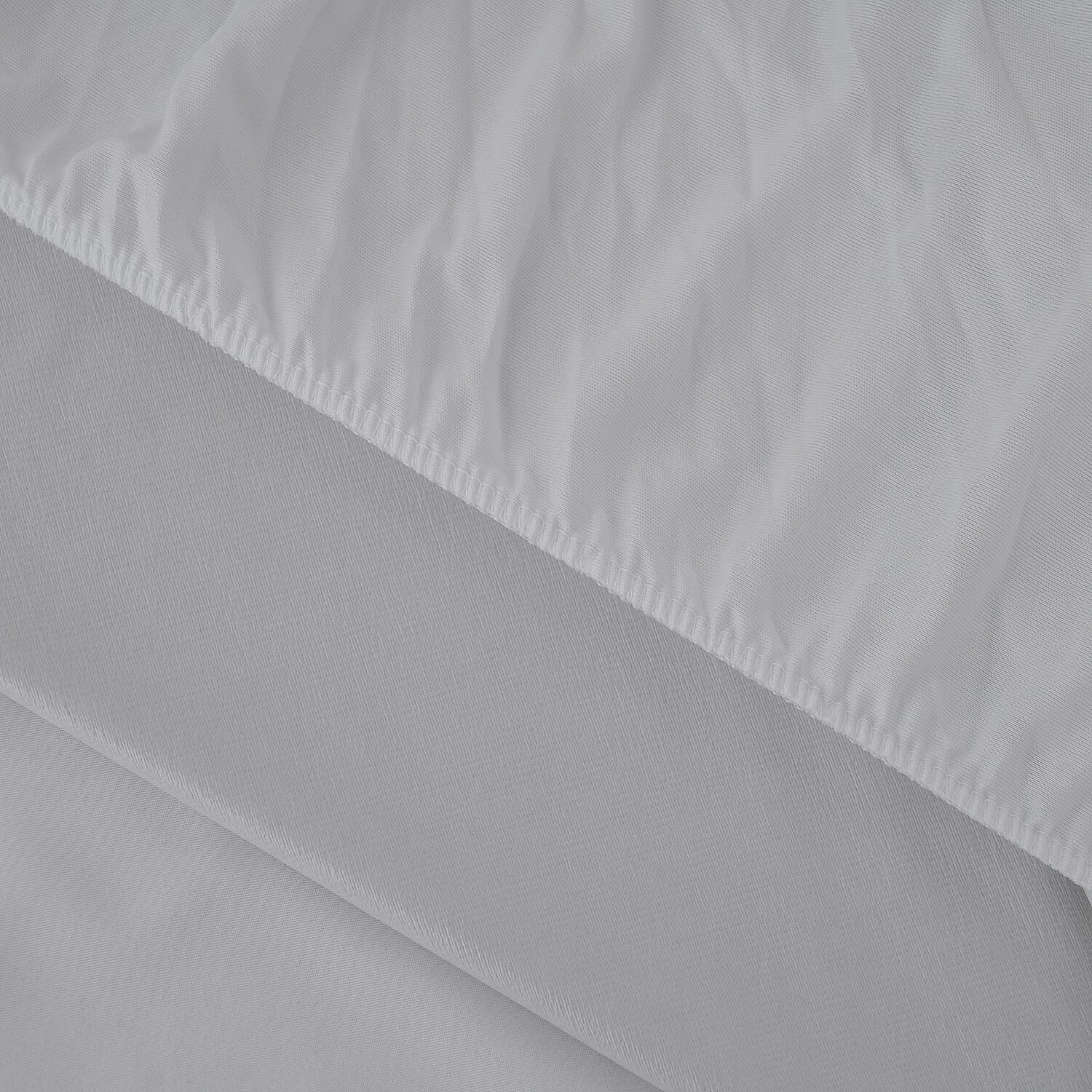 Copper Infused Bamboo Terry Waterproof Fitted Mattress Protector in Olive Green