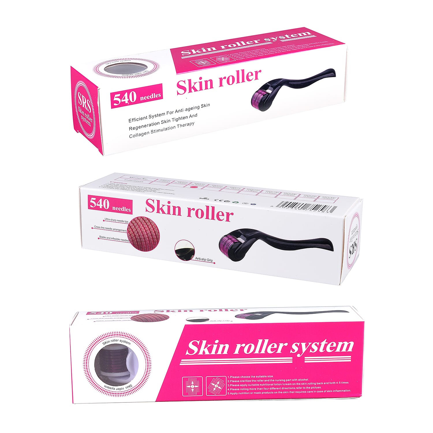 CB&CO- Active Derma Roller (0.3mm) - White