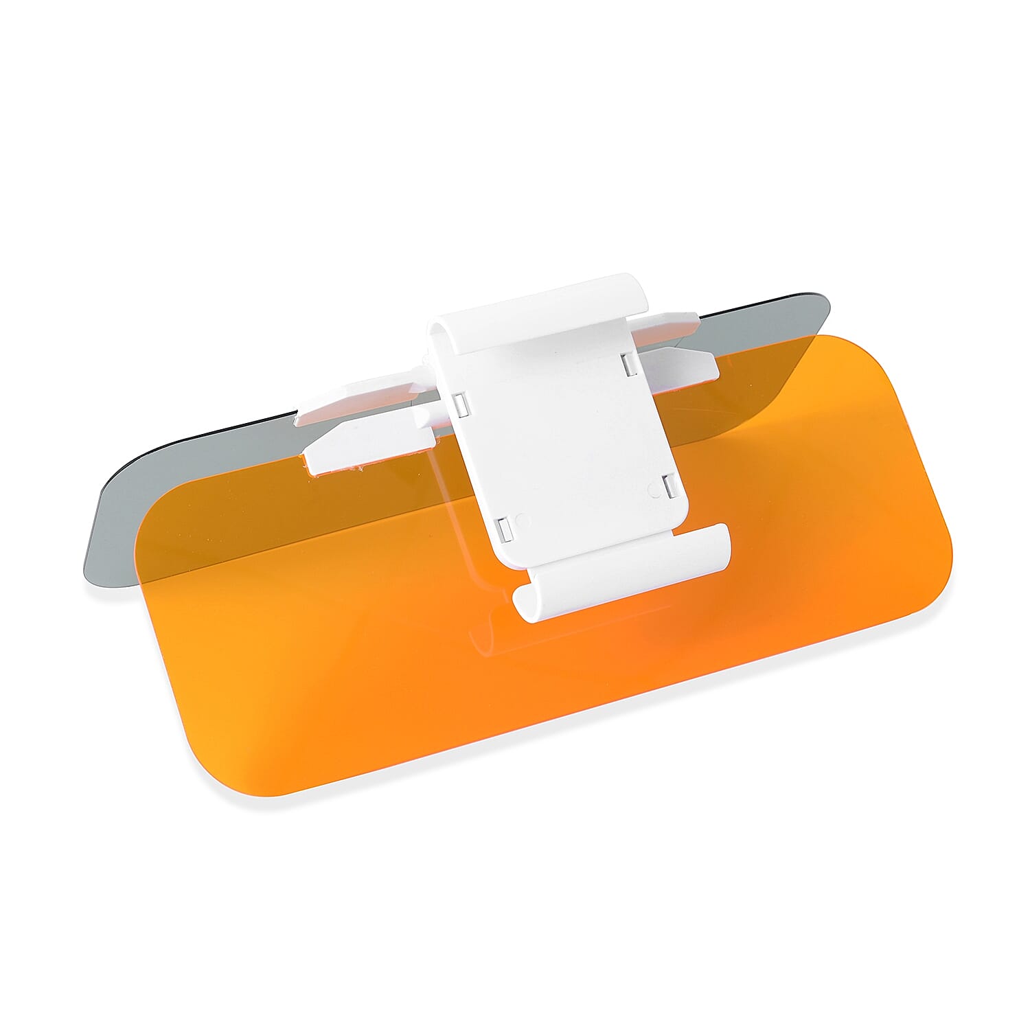 2 Piece Set - HD Anti-Glare Day and Night Visor (Size 32x10 Cm) and Vision Driving Glasses (Size 14x4 Cm)