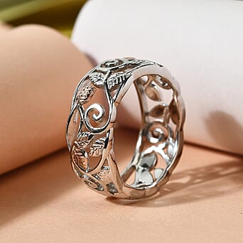 https://tjcuk.sirv.com/Products/33/7/3372569/Filigree-Leaf-Ring-in-Platinum-and-Rose-Gold-Plated-Sterling-Silver_3372569_1.jpg?w=342&h=342