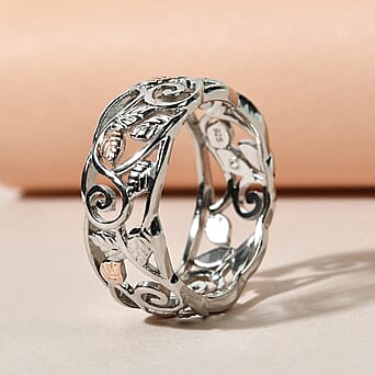 https://tjcuk.sirv.com/Products/33/7/3372569/Filigree-Leaf-Ring-in-Platinum-and-Rose-Gold-Plated-Sterling-Silver_3372569_2.jpg?w=342&h=342