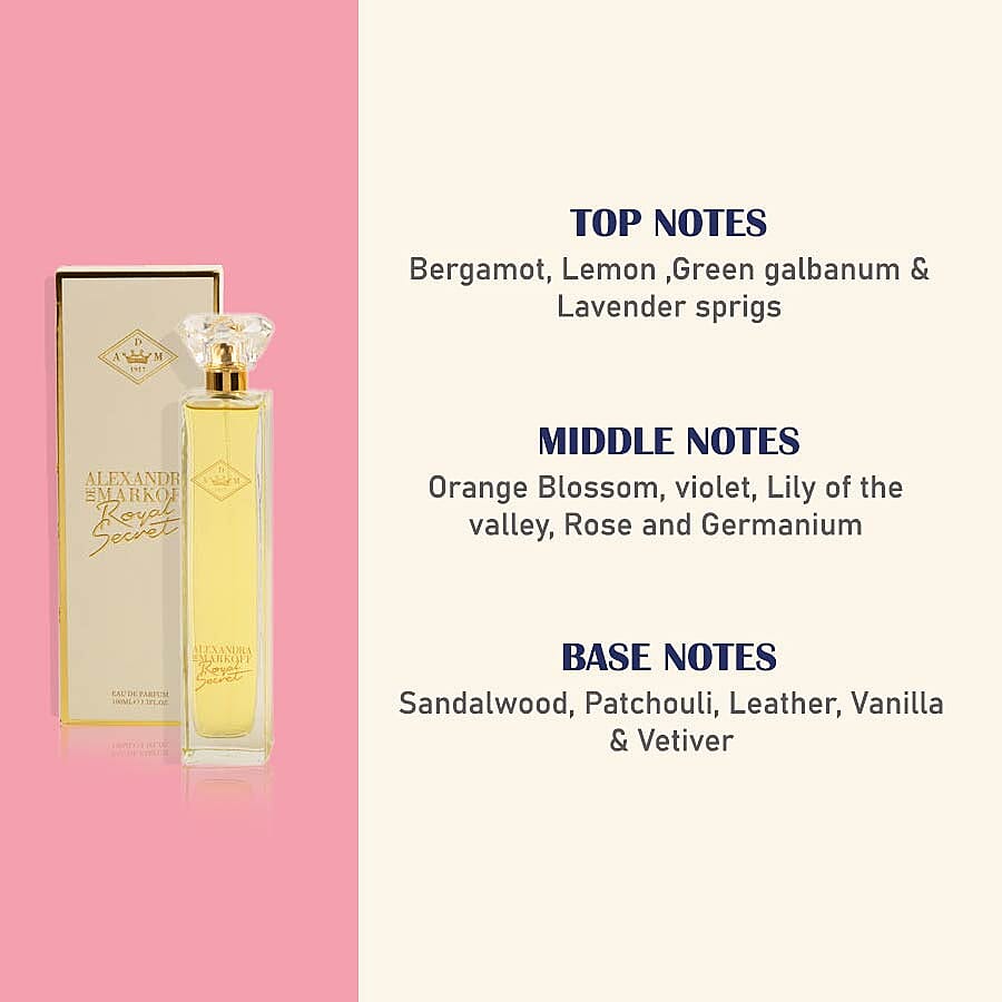 Alexandra De Markoff: Royal Secret Eau De Parfum - 100ml