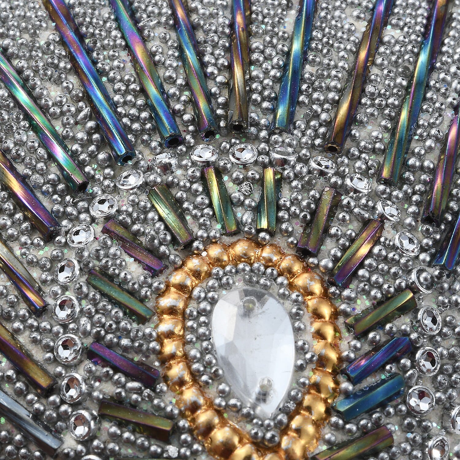 Set of 3 - Ivory Colour Heart Shaped Beaded Box Candles in Orchid Vanilla Fragrance (Size 7.6x7.6x3.8 Cm)