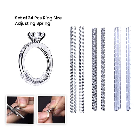 Set of 24 Pcs Ring Size Adjusting Spring