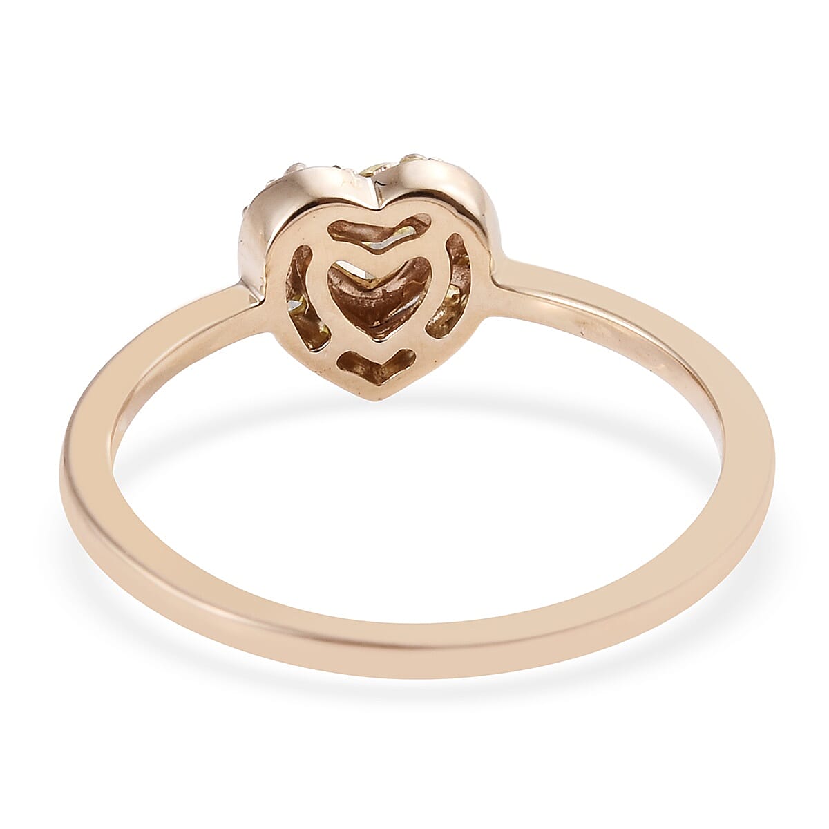 Diamond 9K Y Gold Ring  0.500  Ct.