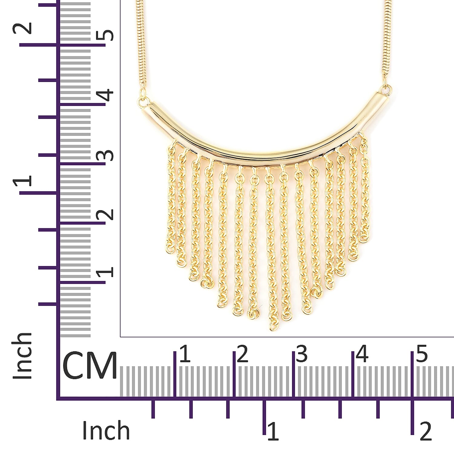 LucyQ Yellow Gold Overlay Sterling Silver Necklace (Size 16 with 4 inch Extender), Silver wt 11.68 Gms
