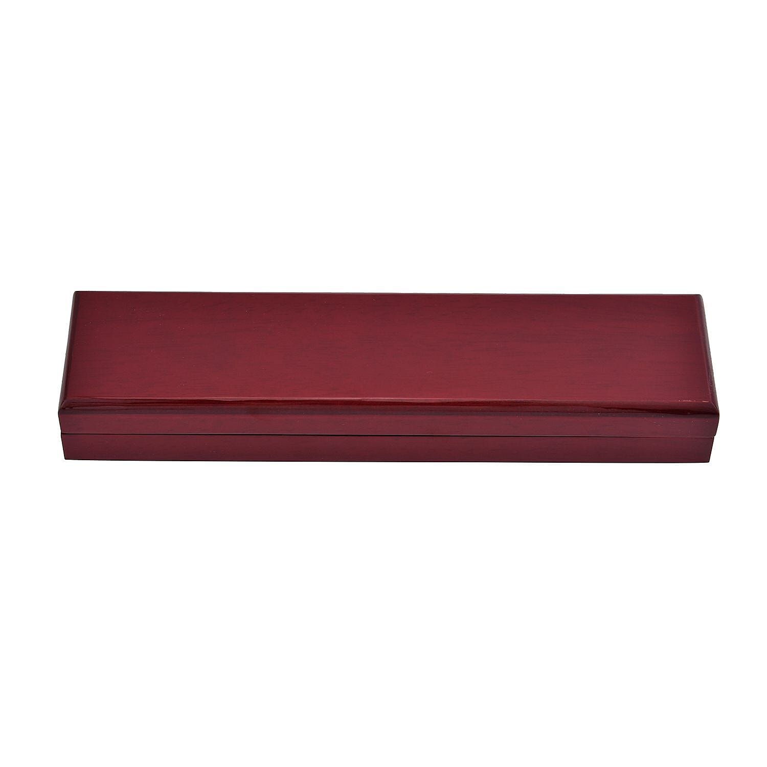 Velvet Lining Wooden Bracelet Box - (Size 25x6x3 cm)