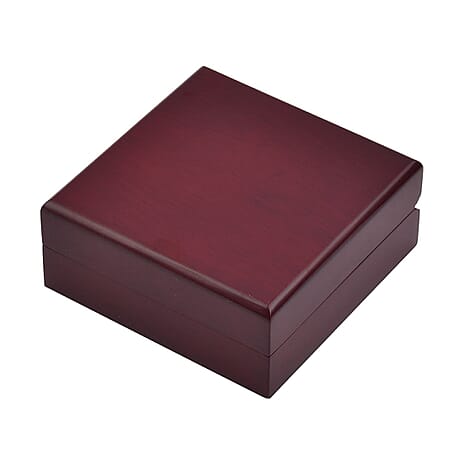 Jewellery Gifting -Velvet Lining Wooden Necklace and Pendant Box - (Size 10x10x4 cm)
