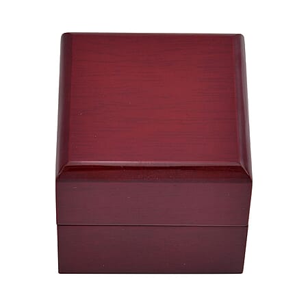 Velvet Lining Wooden Ring Box - (Size 6x6x5 cm) Velvet Lining Wooden Ring Box - (Size 6x6x5 cm)