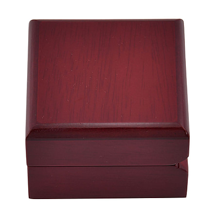 Wooden Earring Box with Velet - (Size - 6x6x4 cm)