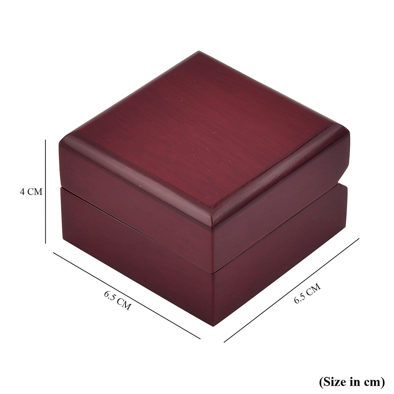Biggest Jewelry Gifting Idea Wooden Earring Box with Velet Size 6x6x4 cm