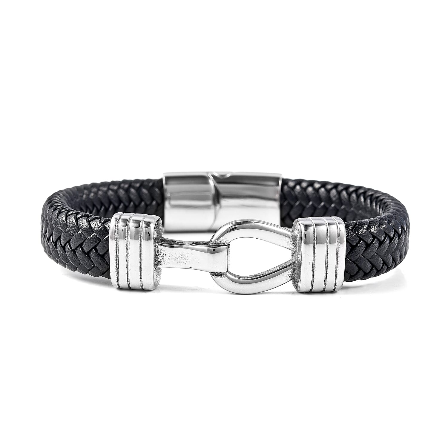 Genuine Braided Leather Bracelet (Size 7.5)