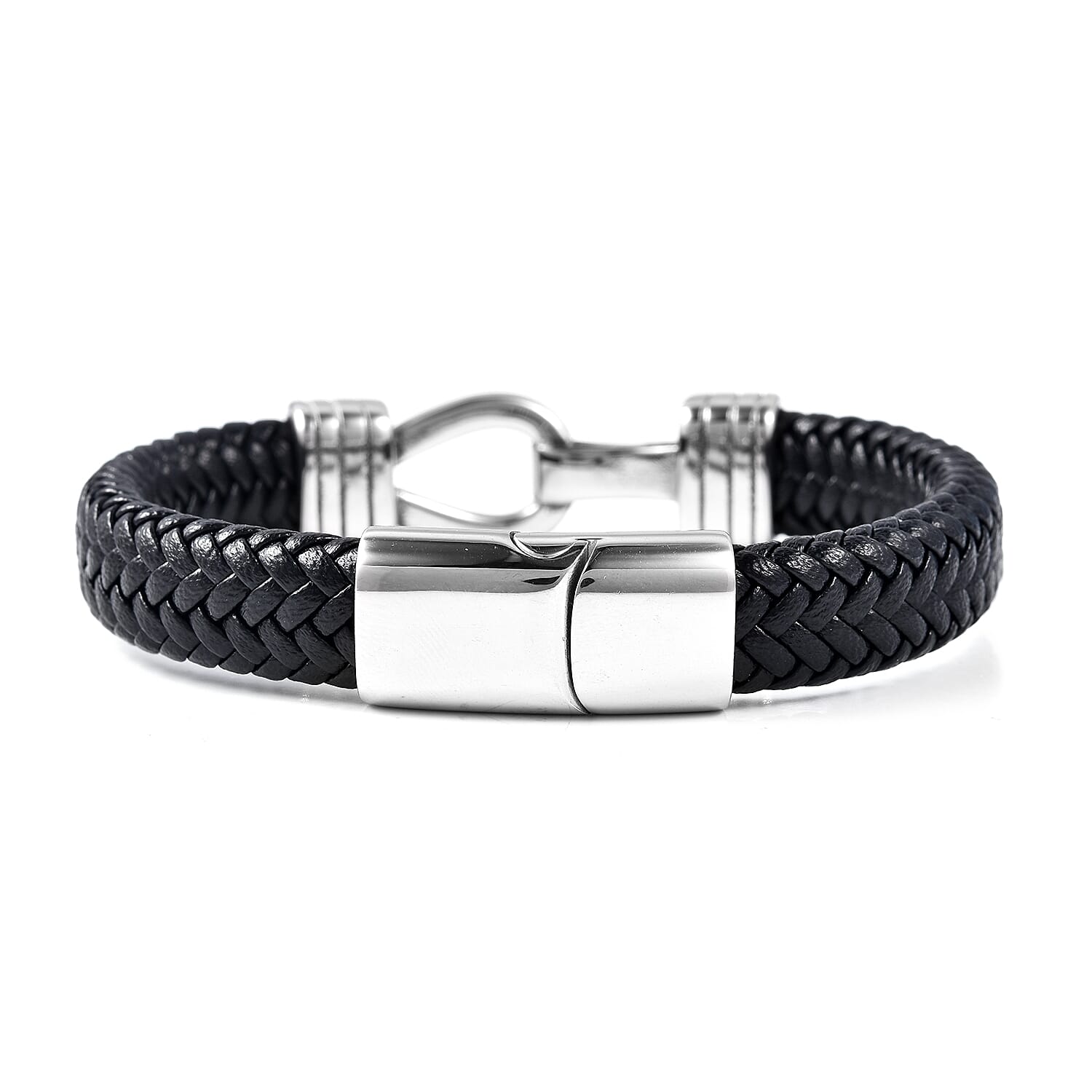 Genuine Braided Leather Bracelet (Size 7.5)