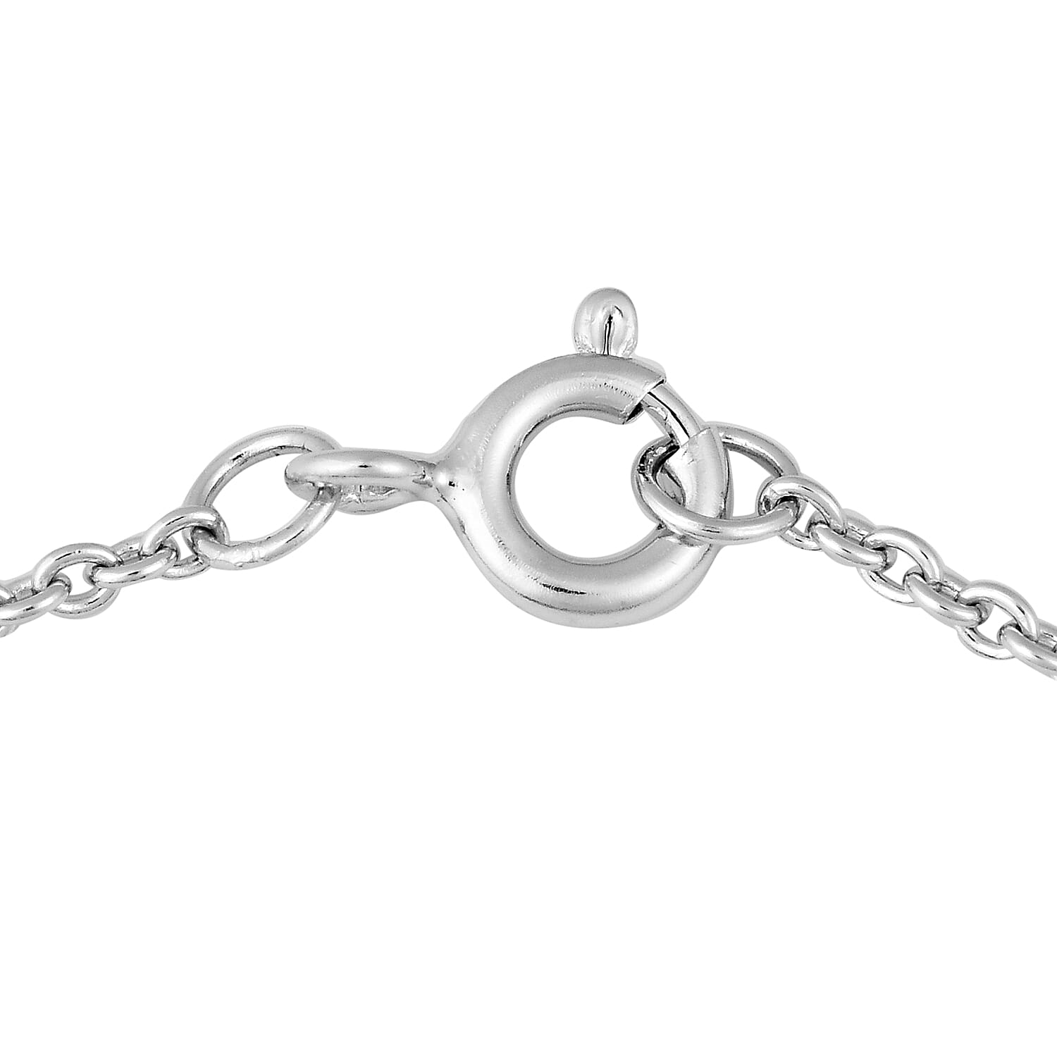 Jardin Collection - Yellow Mother of Pearl, Hebei Peridot, Chrome Diopside and Natural Zircon Necklace (Size 18) in Rhodium Overlay Sterling Silver, Silver Wt 7.80 Gms.