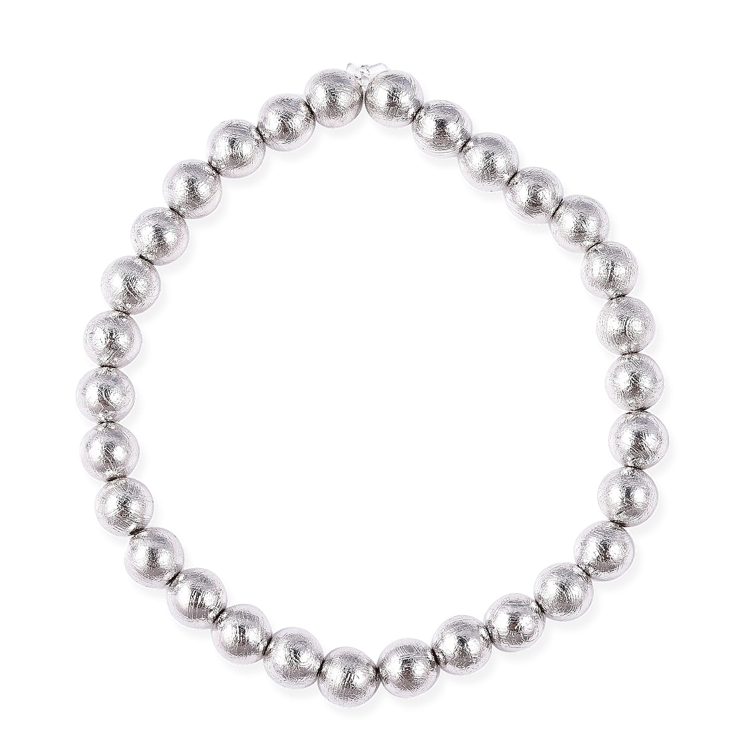 Tucson Special - Meteorite (Rnd) Beads Bracelet (Size 6.5 to 9) 136.51 Ct.