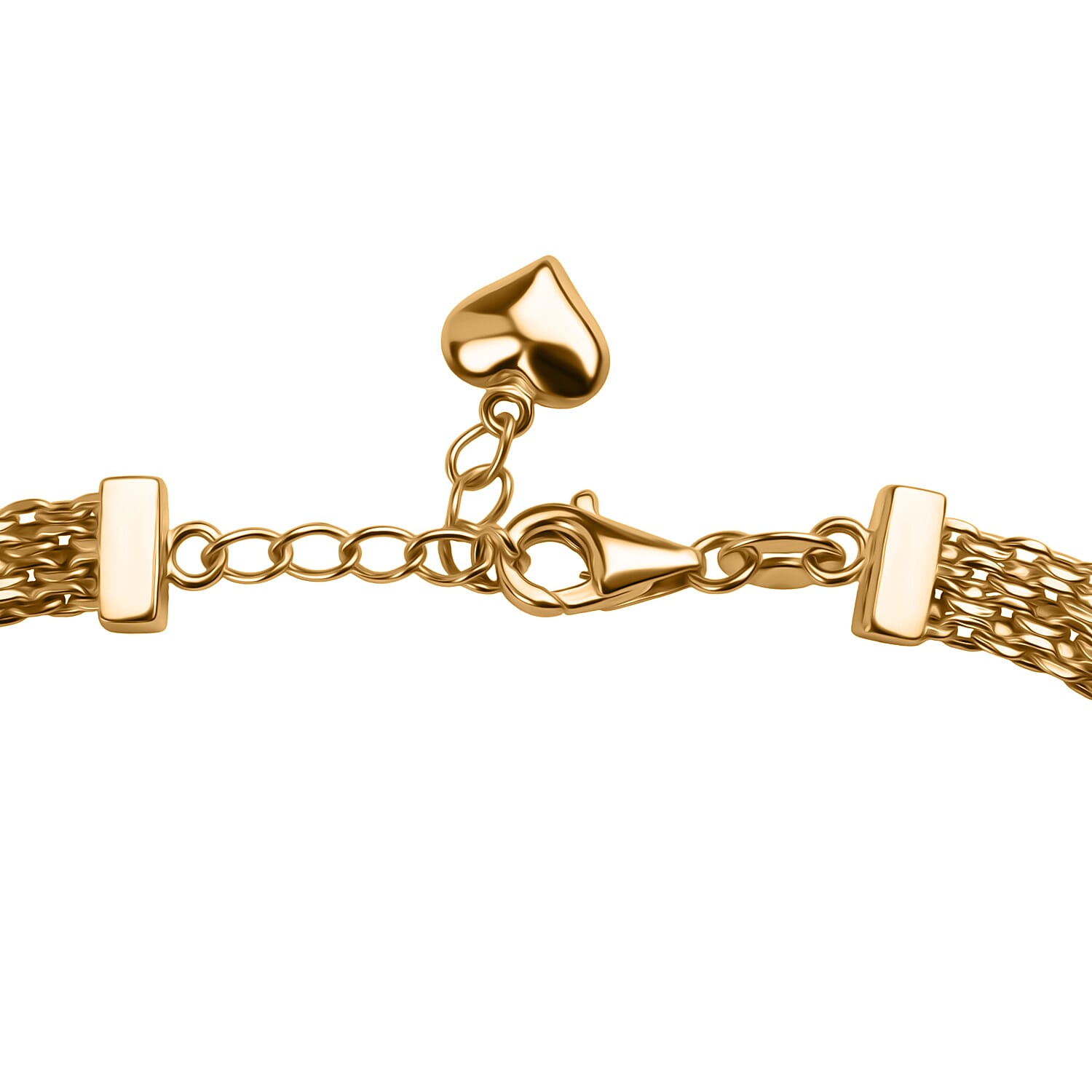 Royal Bali - 9K Yellow Gold Bismark Link Bracelet (Size 7-1 Ext.)