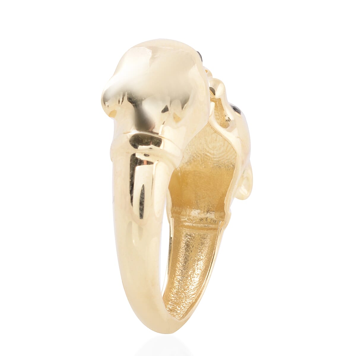 JCK Vegas Collection - 9K Yellow Gold Head Open Ring, Gold wt 3.44 Gms
