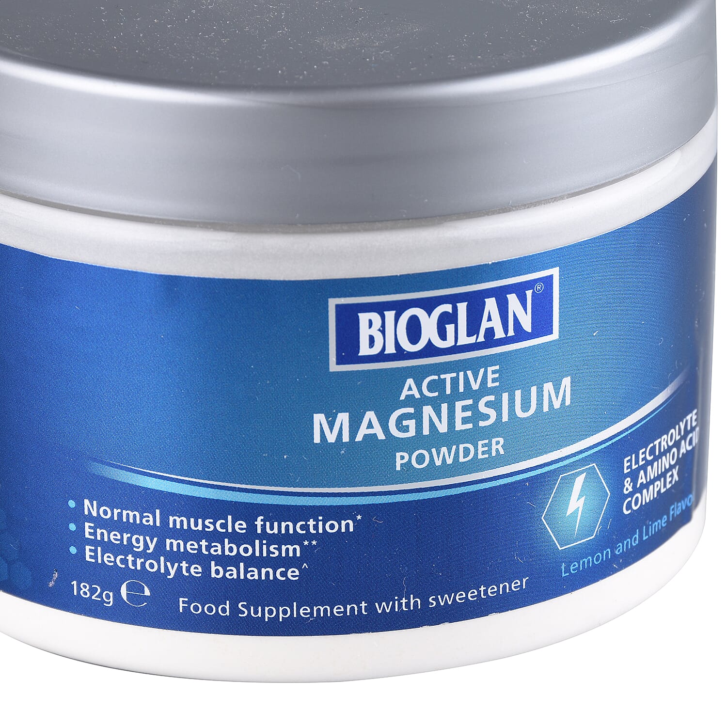Bioglan: Lemon and Lime Flavour Magnesium Powder - 182g