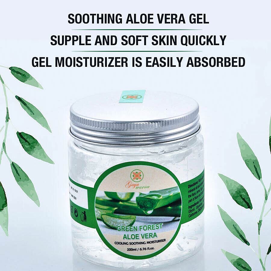 100% Aloe Vera Anti-Bacterial, Anti-Viral and Anti-Fungal Cooling Gel