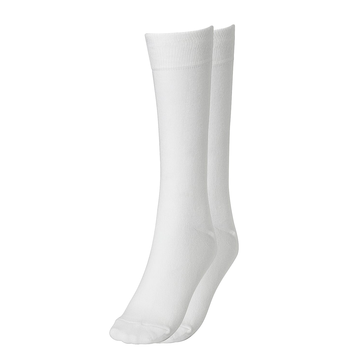 Set of 2 - 100% Bamboo Socks (Size 4-8 UK) - White