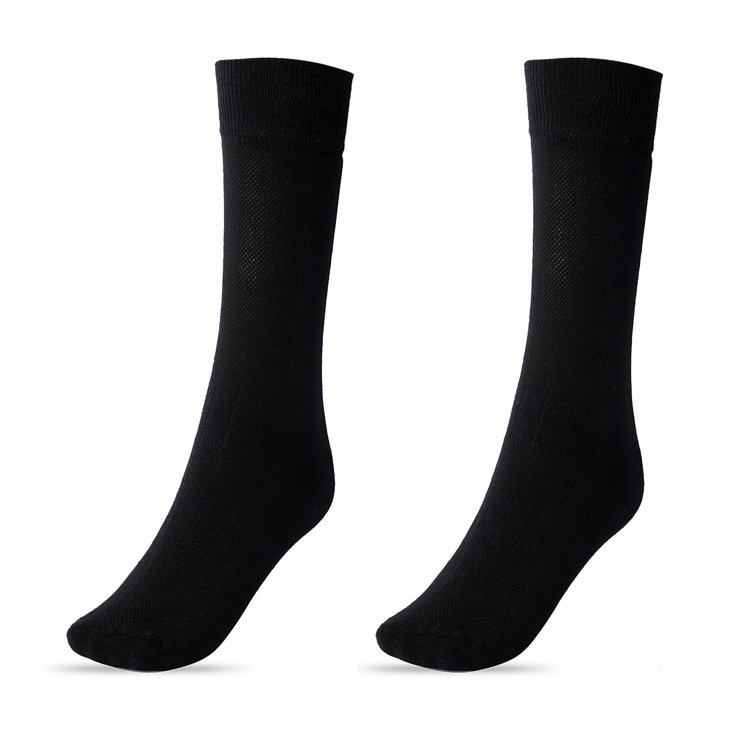100% Cotton Aloe Vera Fresh Socks (Size 4-8) - Black