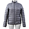 Heated Puffer Jacket with 3 Heat Settings (Size L) - 90% Duck Down And 10% Duck Feather - Silver Grey