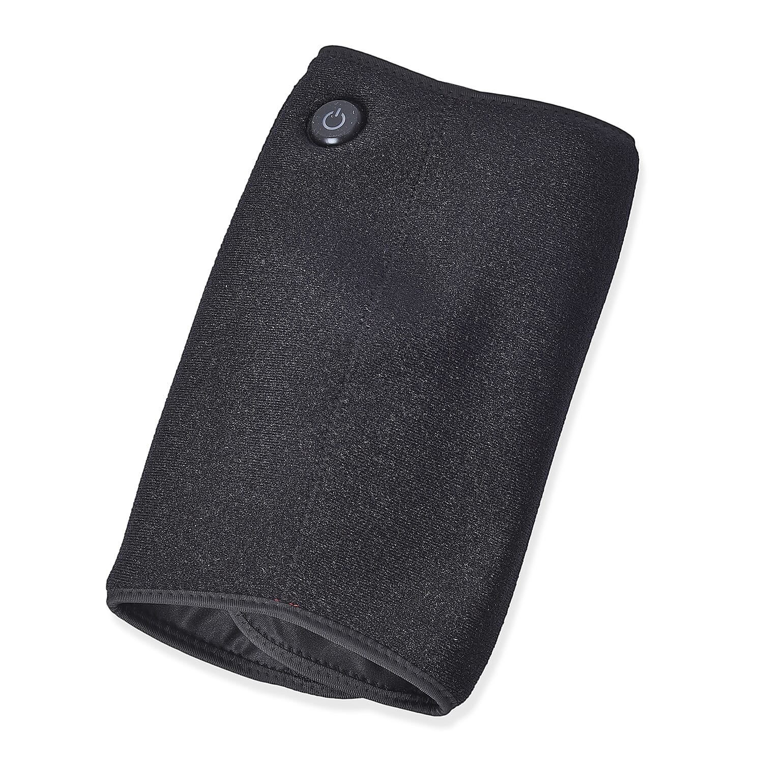 2 in 1 USB Powered Heated Knee Belt with Ice Gel Bag and 3 Heat Setting with Low Voltage (Size 52x28 Cm) (Power Bank, Adapter or USB not Included) - Black