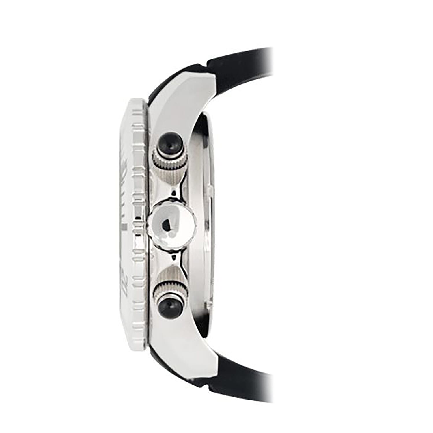 KYBOE Empire Collection Chrono Silver Night - 48MM LED Watch - 100M Water Resistance (Black)