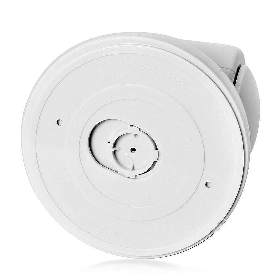 Rotating Wireless LED Porch Light with Built-in Motion and Photo Sensor and Three Light Modes (Size 14x14x14.3 Cm) - White (4xC Battery not Included)