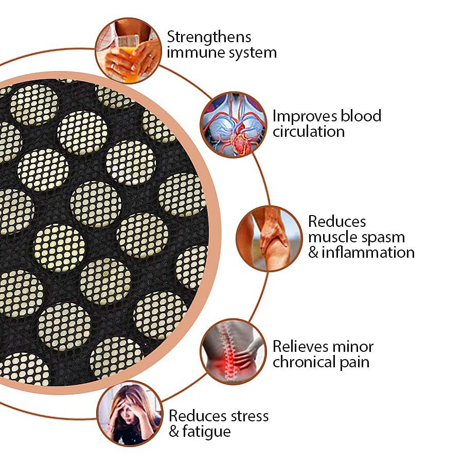 UTK FIR Infrared 220W Natural Jade Heating Pad (Size 60x180 Cm) with Plug and Cloth Cover