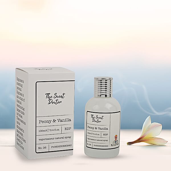 The Scent Doctor- Peony and Vanilla Eau De Parfum - 100ml