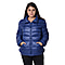 Stylish Short Puffer Jacket For Women (Size Medium/ 10-12) - Navy