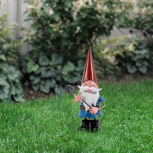 ROLSON Garden Gnome with Shovel (Size 13.5x17x38 Cm)