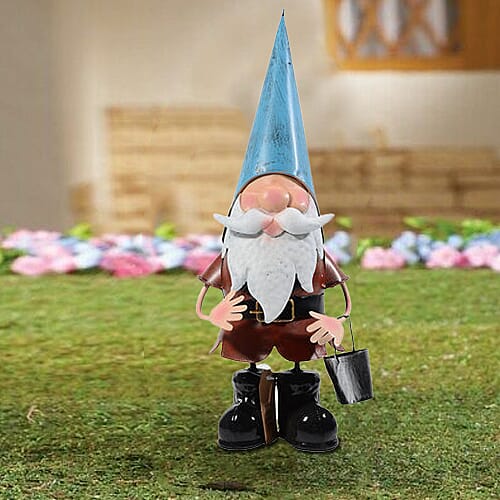 ROLSON Garden Gnome with Pail (Size 13.5x17x38 Cm)