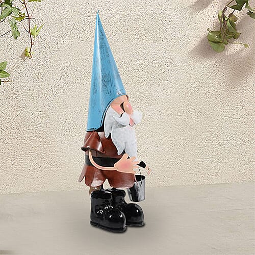 ROLSON Garden Gnome with Pail (Size 13.5x17x38 Cm)