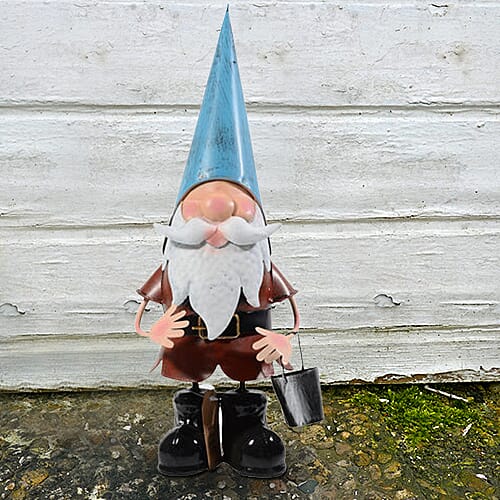 ROLSON Garden Gnome with Pail (Size 13.5x17x38 Cm)
