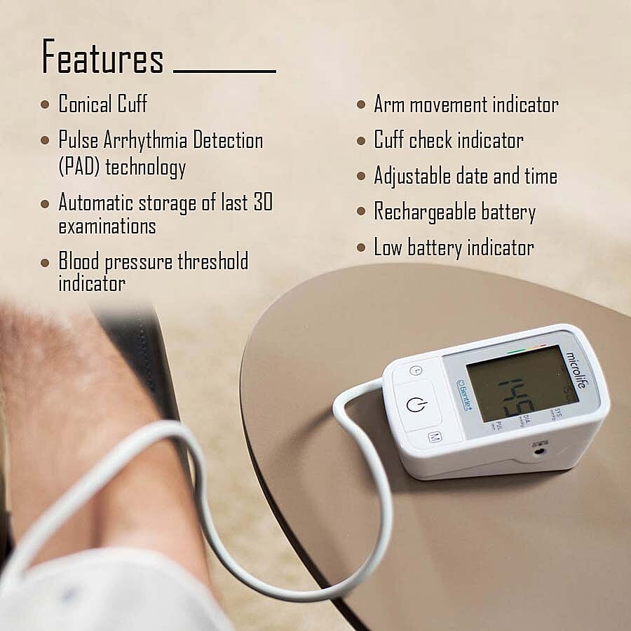 Microlife BPA2 Basic Blood Pressure Monitor (T2)