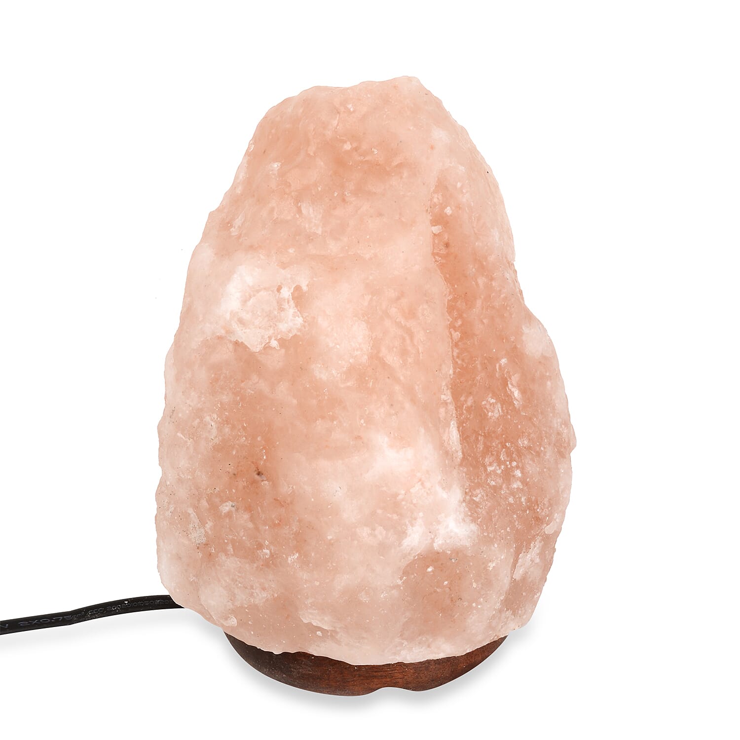 Himalayan Salt Lamp Natural Shape Pink Colour (Size 20x8.5 Cm) (Including E14/220V/15W Bulb)