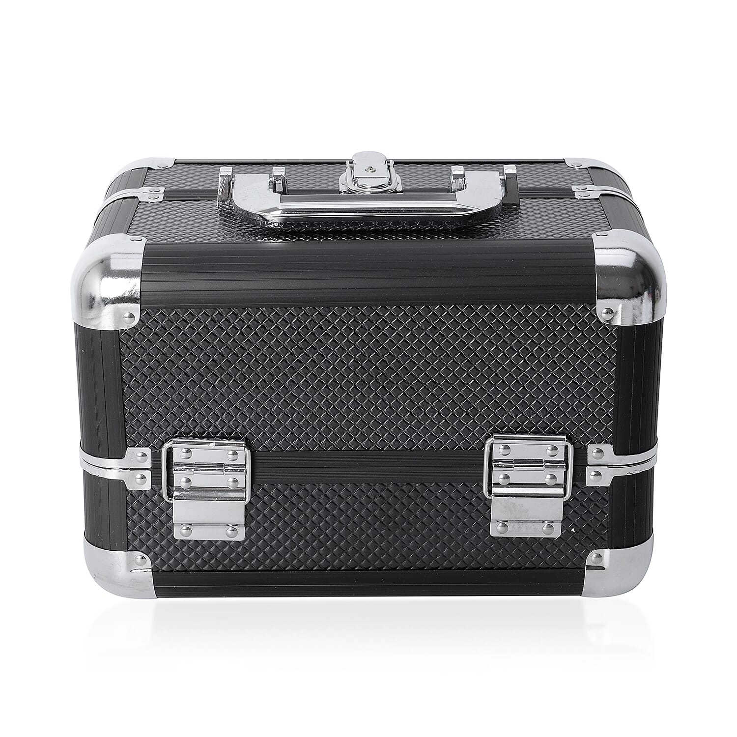 Extendable 4 Tier Vanity Case (Size 28x17x20 Cm) - Black