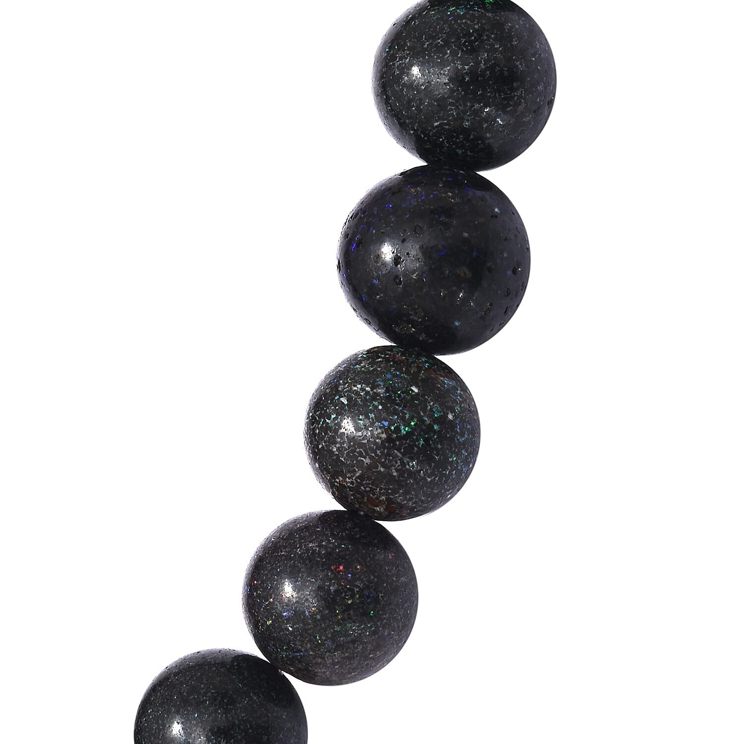 Extremely Rare Andamooka Opal Necklace (Size 20) with Magnetic Lock in Sterling Silver 175.00 Ct.