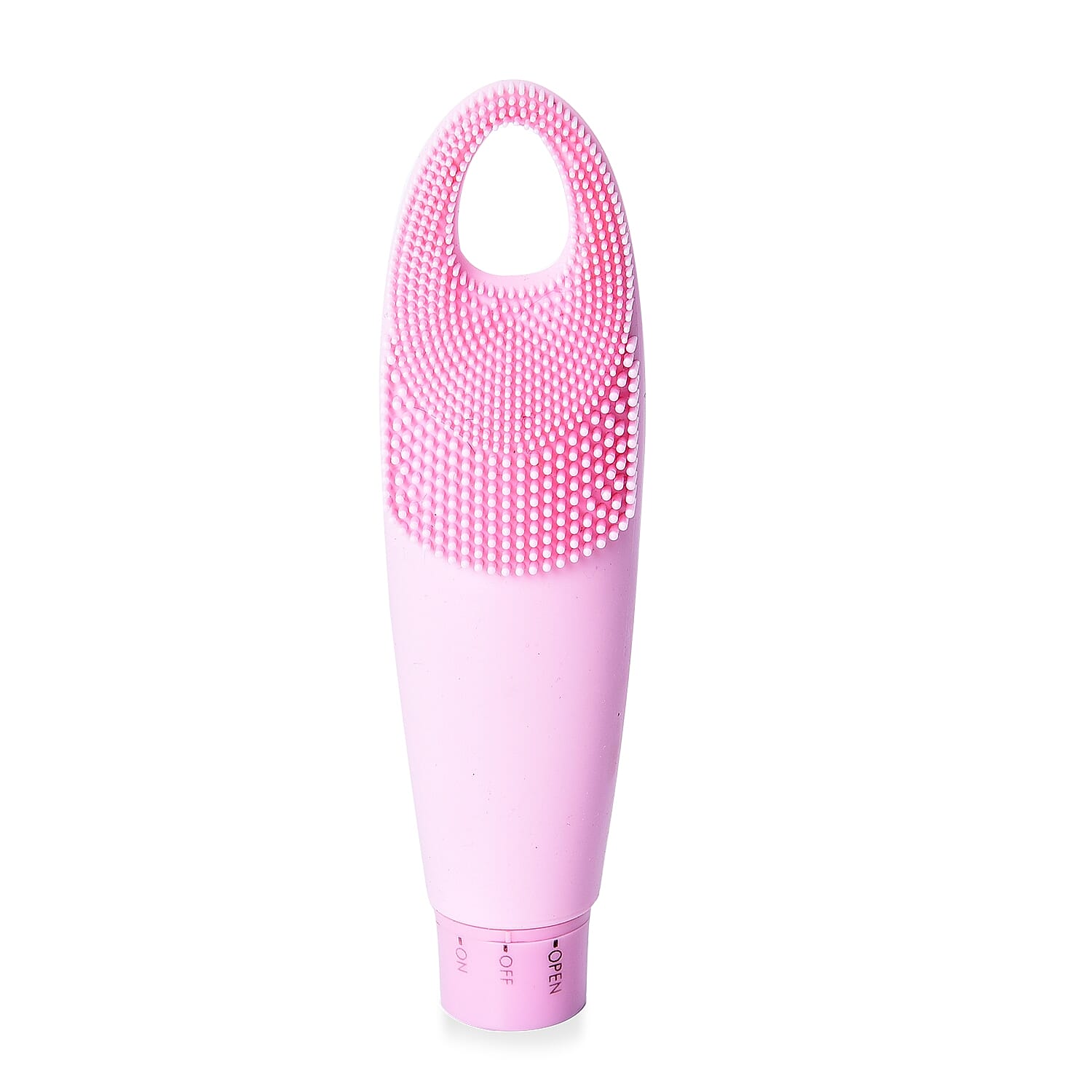 Silicone Face Cleanser and Massager (Battery 1xAA not Included) (Size 14x3.8x3.05 Cm) - Pink