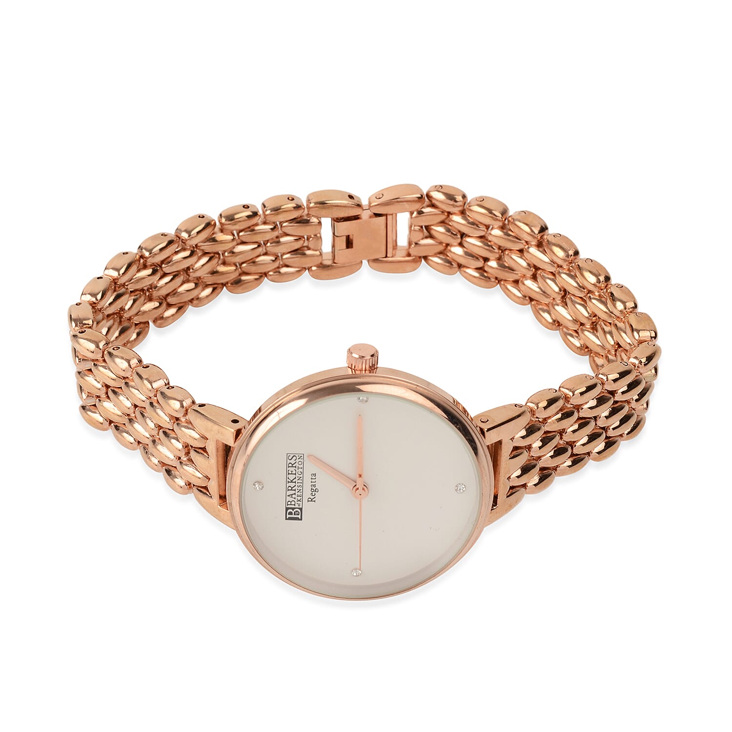 Barkers of Kensington - Regatta Watch With  Crystal  - White